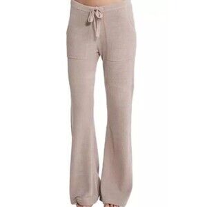 Barefoot Dreams Tan Flare Pants